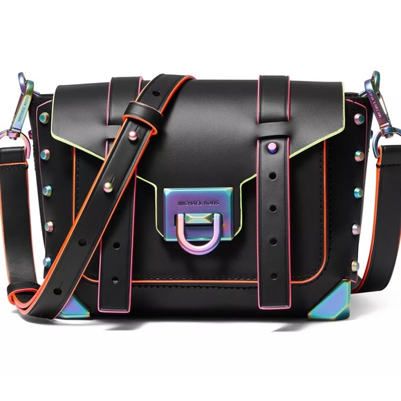 MICHAEL Michael Kors Handbags - Micheal Micheal Kors Manhattan Small Iridescent Messenger Bag